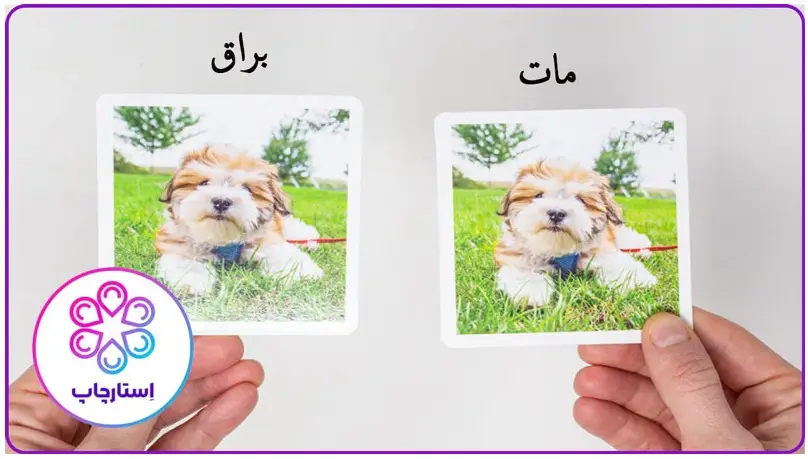 تفاوت کاغذ مات و براق در چاپ عکس پولاروید